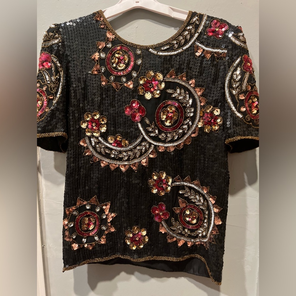 sequin top